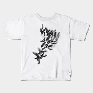 Birds Falling Kids T-Shirt